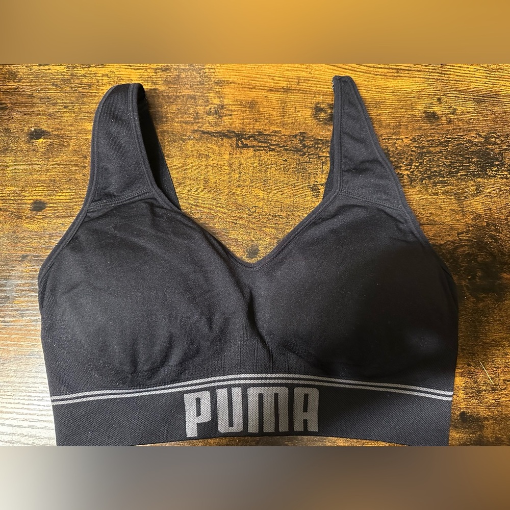 PUMA Women's Black Sports Bra